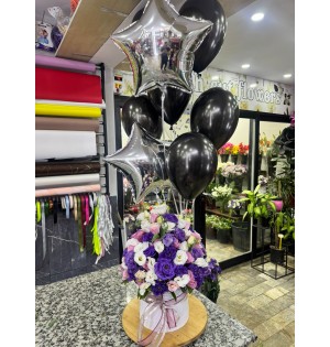 HELYUM BALON - KUTUDA LİSİANTHUS